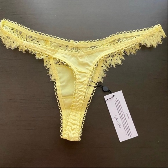 For Love & Lemons Faye Lace Thong Panty - Picture 3 of 3